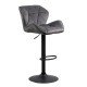 ABS velvet bar stool 149 gray