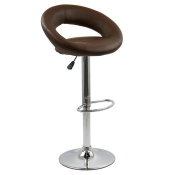 Scaun bar tapitat ABS 151 maro