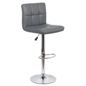 Scaun bar cu spatar rotativ ABS 191 gri Scaun bar cu spatar rotativ ABS 191 gri