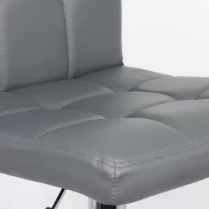 Scaun bar cu spatar rotativ ABS 191 gri