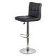 Modern swivel bar stools ABS 191 black