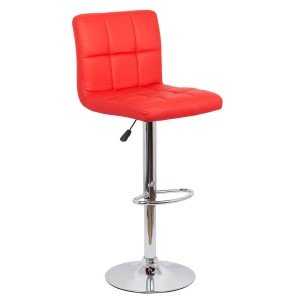 Scaun bar tapitat ABS 191 roșu  Scaun bar tapitat ABS 191 roșu