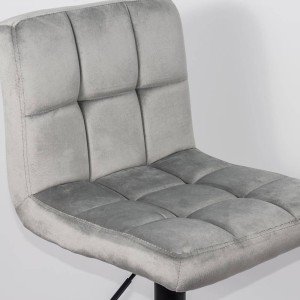 Scaun bar tapitat ABS 191B gri Scaun bar tapitat ABS 191B gri
