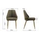 Dining chair BUC 202 cream