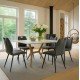Scaun living gri din catifea cu cadru metalic BUC 204