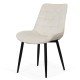 Scaun living din catifea si cadrul metalic BUC 206 crem Scaun living din catifea si cadrul metalic BUC 206 crem
