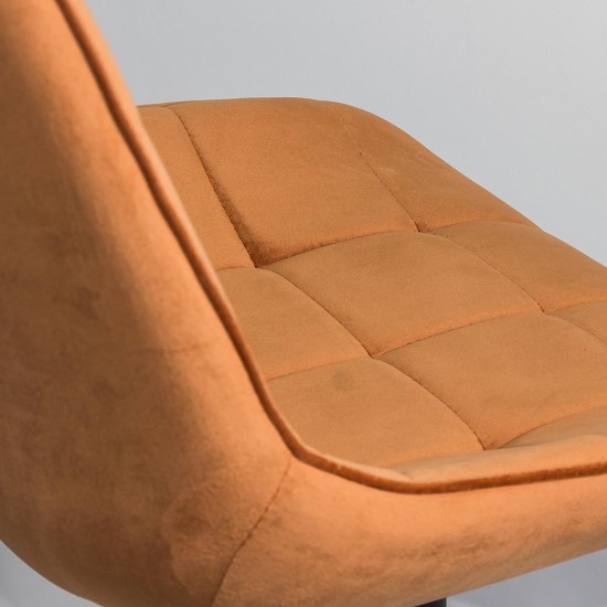 Velvet living chair and metal frame BUC 206 yellow Velvet living chair and metal frame BUC 206 yellow