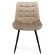 Velvet living chair and metal frame BUC 206 beige Velvet living chair and metal frame BUC 206 beige