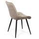 Velvet living chair and metal frame BUC 206 beige Velvet living chair and metal frame BUC 206 beige