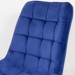Velvet living chair and metal frame BUC 206 light blue Velvet living chair and metal frame BUC 206 light blue