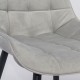 Velvet living chair and metal frame BUC 206 gray Velvet living chair and metal frame BUC 206 gray