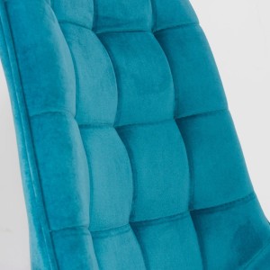 Velvet living room chair BUC 206 turquoise Velvet living room chair BUC 206 turquoise