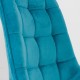 Velvet living chair and metal frame BUC 206 turquoise