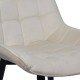 Scaun living din catifea si cadrul metalic BUC 206 crem Scaun living din catifea si cadrul metalic BUC 206 crem