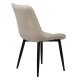 Scaun living din catifea si cadrul metalic BUC 206 crem Scaun living din catifea si cadrul metalic BUC 206 crem