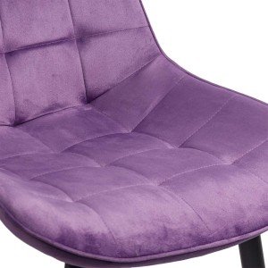 Velvet living chair and metal frame BUC 206 purple Velvet living chair and metal frame BUC 206 purple