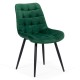 Velvet living room chair BUC 206 green Velvet living room chair BUC 206 green