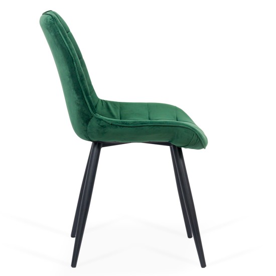 Scaun living catifea BUC 206 verde