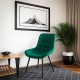 Scaun living catifea BUC 206 verde
