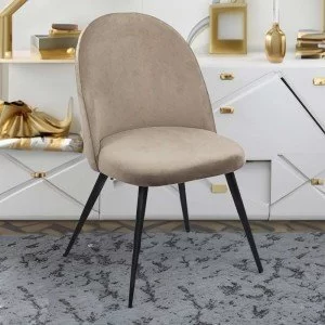 Scaun living catifea BUC 207 bej