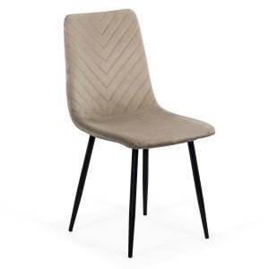 Scaun living catifea BUC 208 bej Scaun living catifea BUC 208 bej