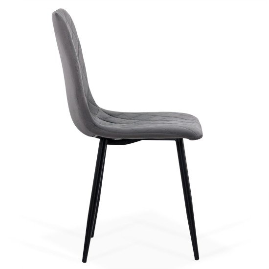 Scaun living catifea BUC 209 gri
