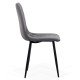 Scaun living catifea BUC 209 gri