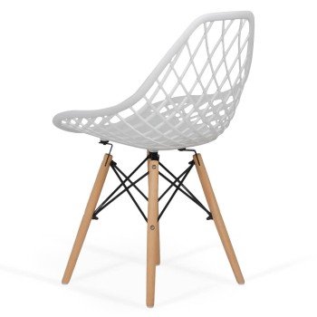 Scaun modern din plastic BUC 220 alb 