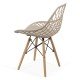 Modern plastic chair BUC 220 beige