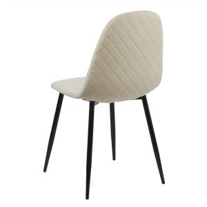 Cream velvet kitchen chair BUC 237X Cream velvet kitchen chair BUC 237X