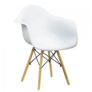 Scaun living BUC 240 alb Scaun living BUC 240 alb