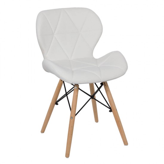 Scaun dining BUC 241 alb Scaun dining BUC 241 alb