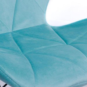 Velvet kitchen chair BUC 241V blue Velvet kitchen chair BUC 241V blue