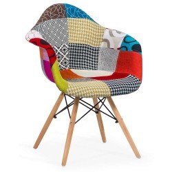 Patchwork chair BUC 243 multicolored
