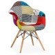 Scaun Fotoliu Patchwork BUC 243 multicolor Scaun Fotoliu Patchwork BUC 243 multicolor
