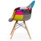 Scaun Fotoliu Patchwork BUC 243 multicolor Scaun Fotoliu Patchwork BUC 243 multicolor