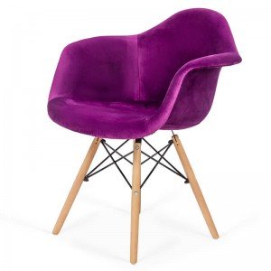 Scaun Fotoliu Patchwork BUC 243 mov Scaun Fotoliu Patchwork BUC 243 mov