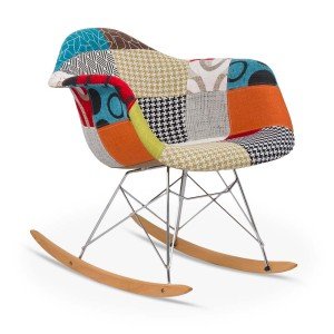 Scaun balansoar patchwork BUC 243B multicolor Scaun balansoar patchwork BUC 243B multicolor