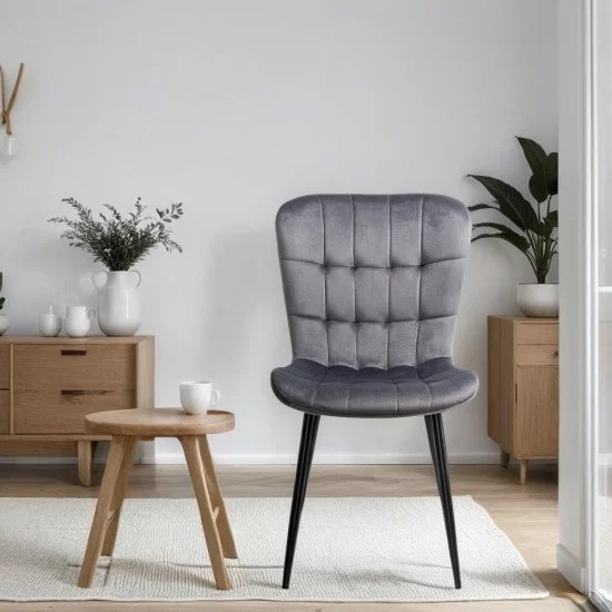 Scaun de living gri BUC 247
