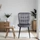 Scaun de living gri BUC 247