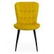 Scaun living catifea BUC 247 galben