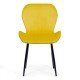 Scaun living din catifea BUC 248U galben Scaun living din catifea BUC 248U galben