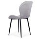 Velvet living chair BUC 248U grey