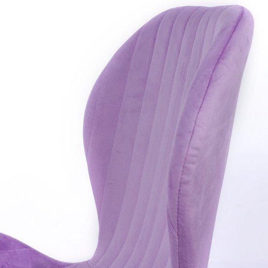 Velvet living chair BUC 248U purple