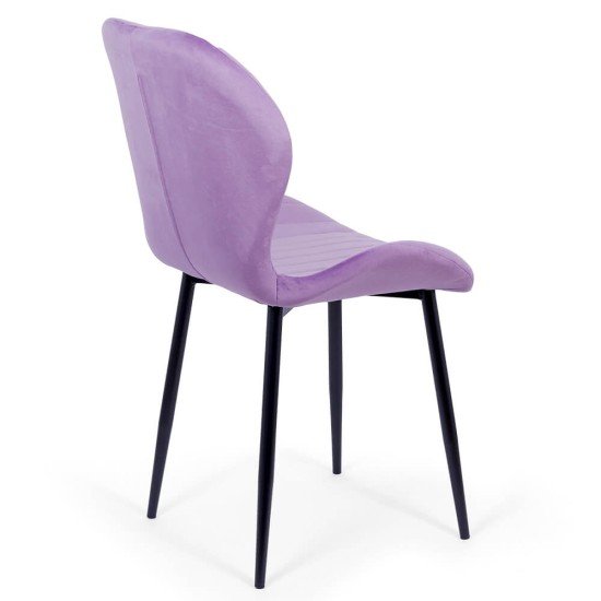 Velvet living chair BUC 248U purple Velvet living chair BUC 248U purple