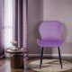 Velvet living chair BUC 248U purple