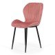 Scaun living din catifea BUC 248U roz Scaun living din catifea BUC 248U roz
