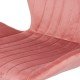 Scaun living din catifea BUC 248U roz Scaun living din catifea BUC 248U roz