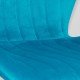 Velvet living chair BUC 248U turquoise