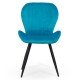 Velvet living chair BUC 248U turquoise